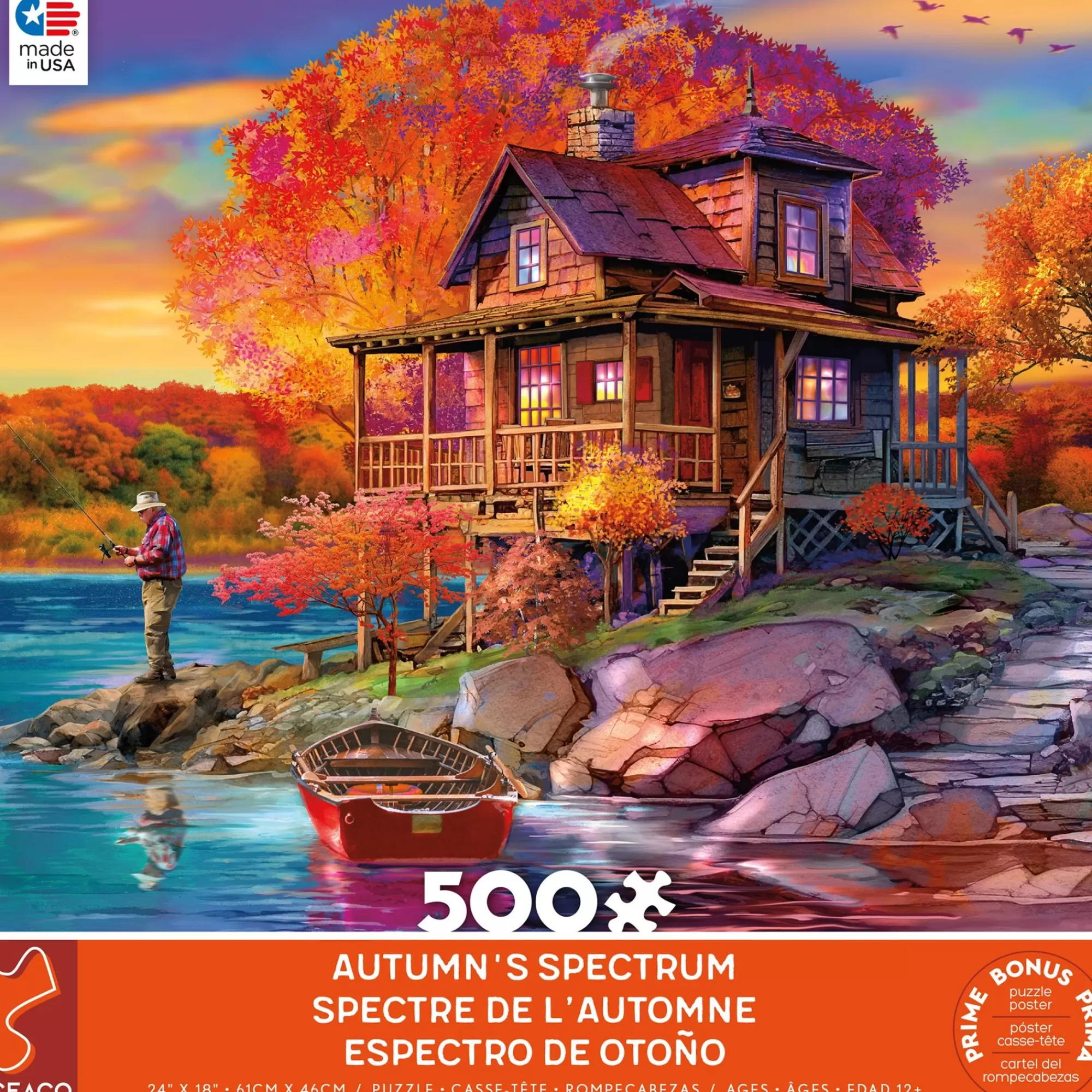 Ceaco 500 Piece Puzzle - Autumn'S Spectrum* Landscapes