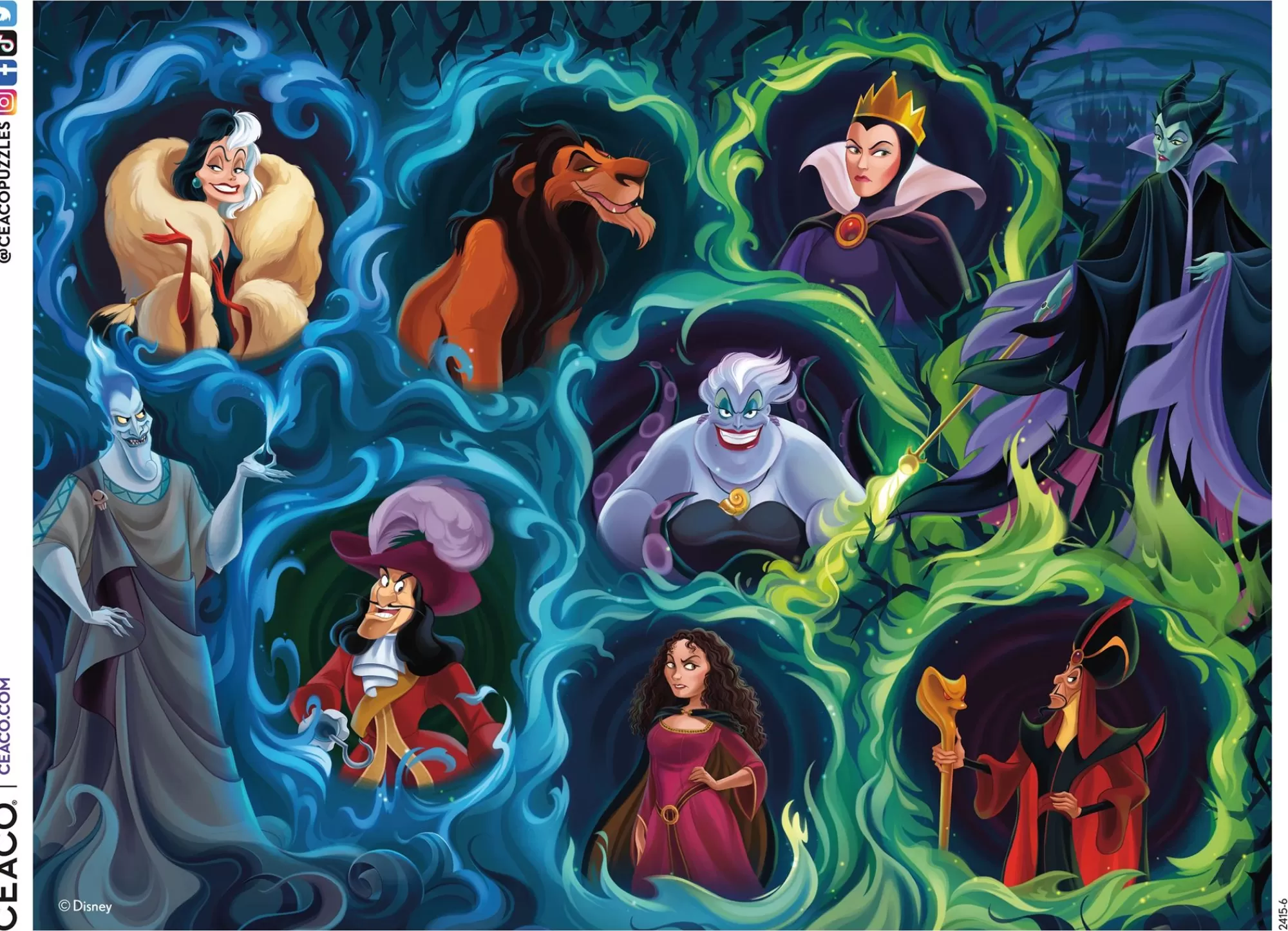 Ceaco 500 Piece Puzzle - Disney Villians* Disney Puzzles