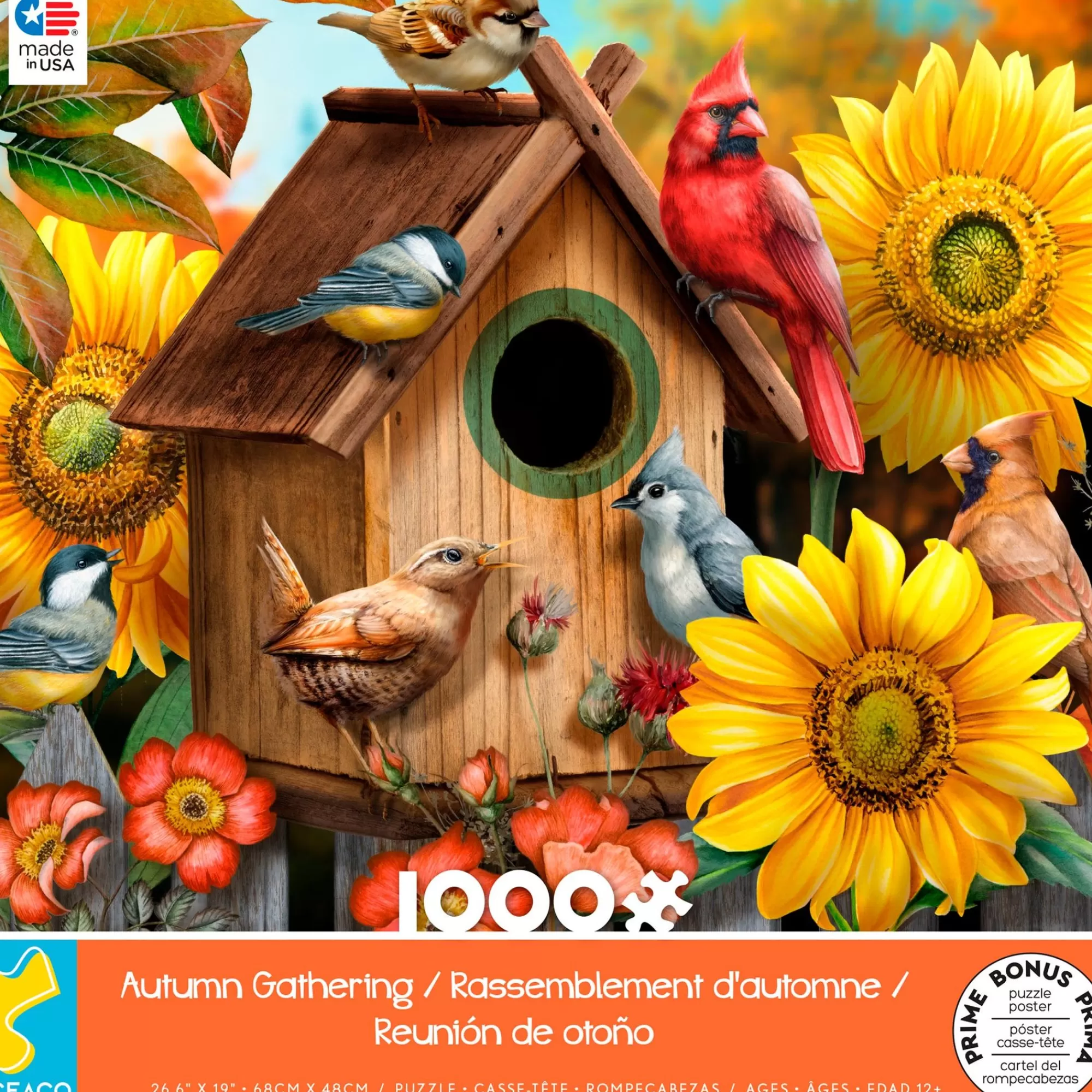 Ceaco Autumn Gathering - 1000 Piece Puzzle* Flowers Puzzles