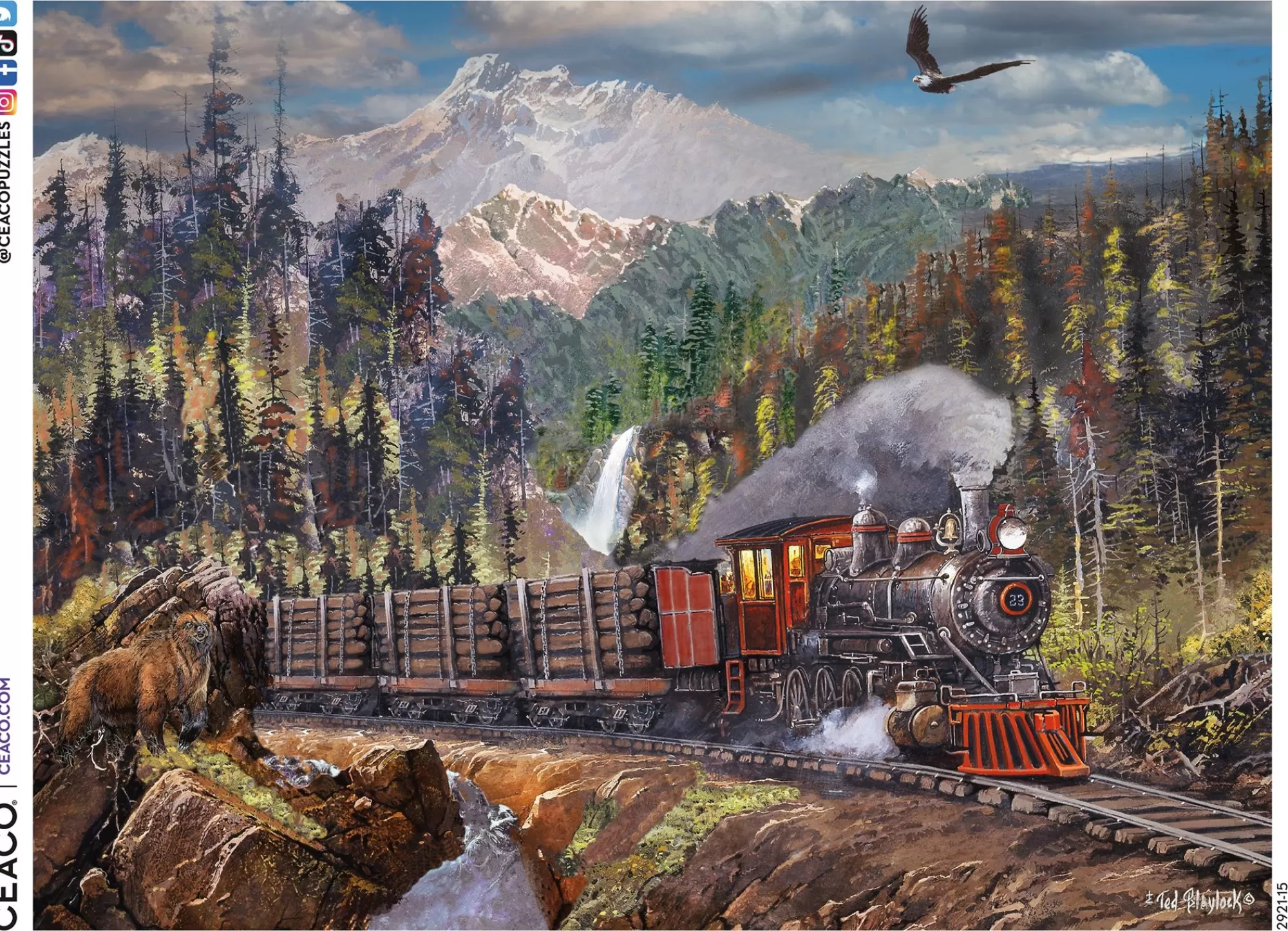 Ceaco Blaylock - Placerville - 750 Piece Puzzle* Made In Usa' Puzzles