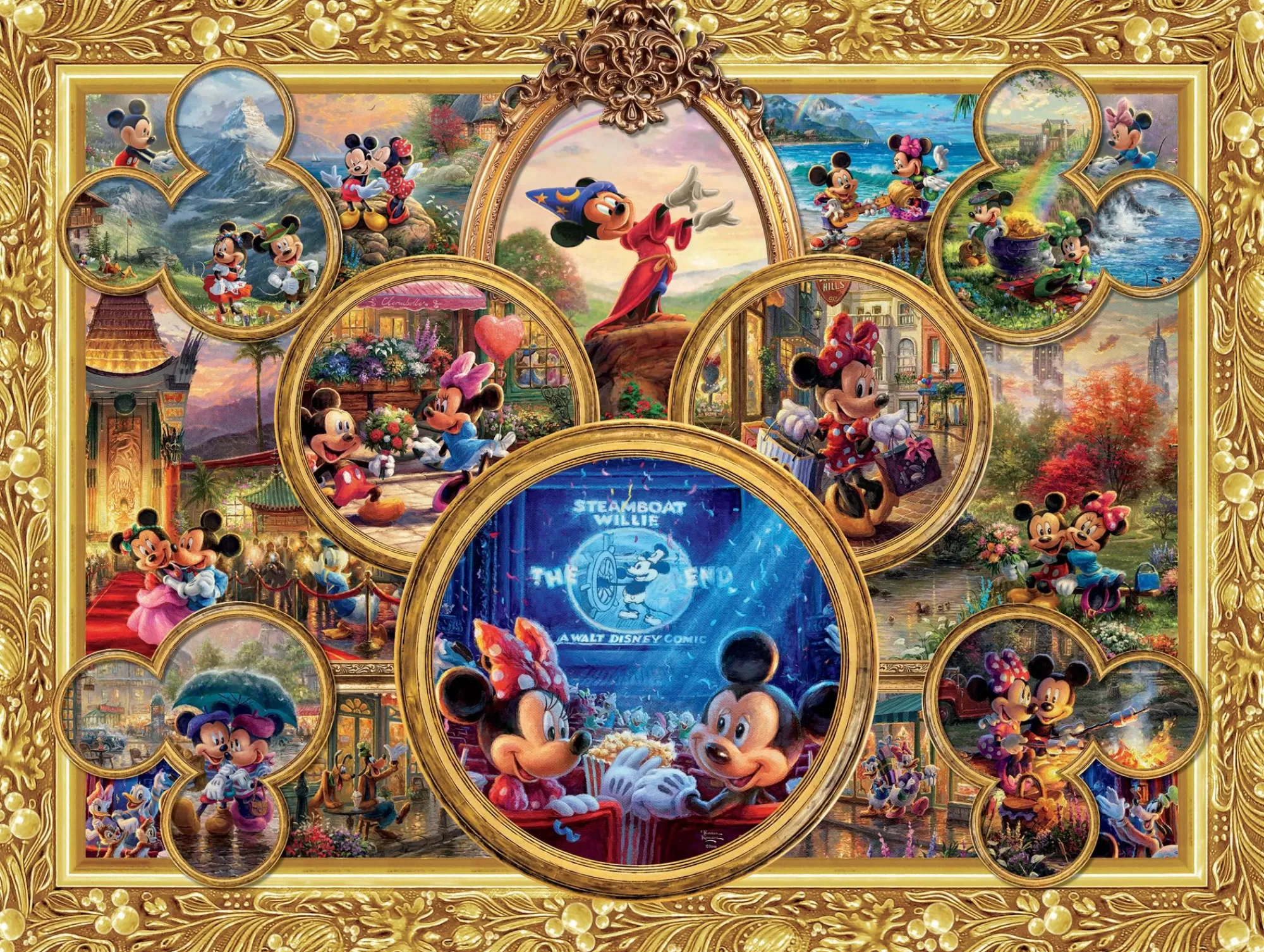 Ceaco Disney - Mickey Mouse Collage - 1500 Piece Puzzle* Disney Puzzles