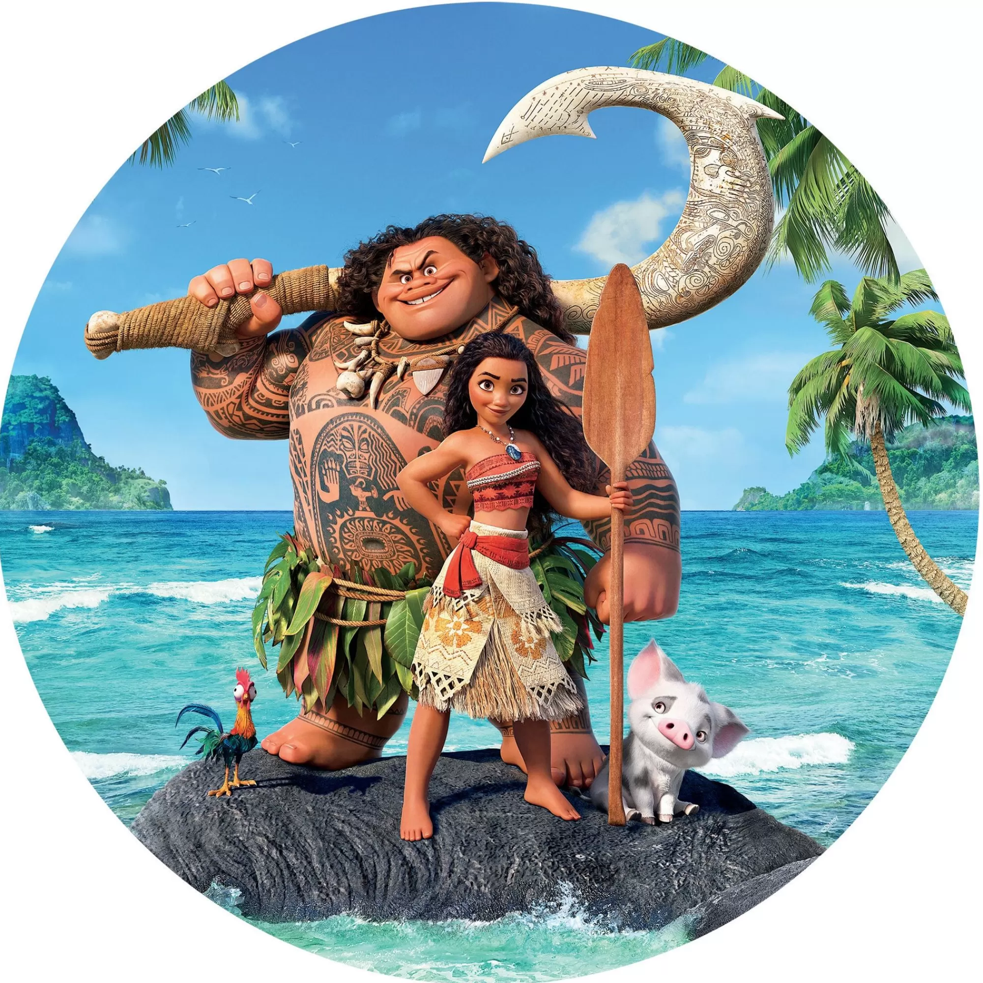 Ceaco Disney Round - Moana - 500 Piece Puzzle* Disney Puzzles