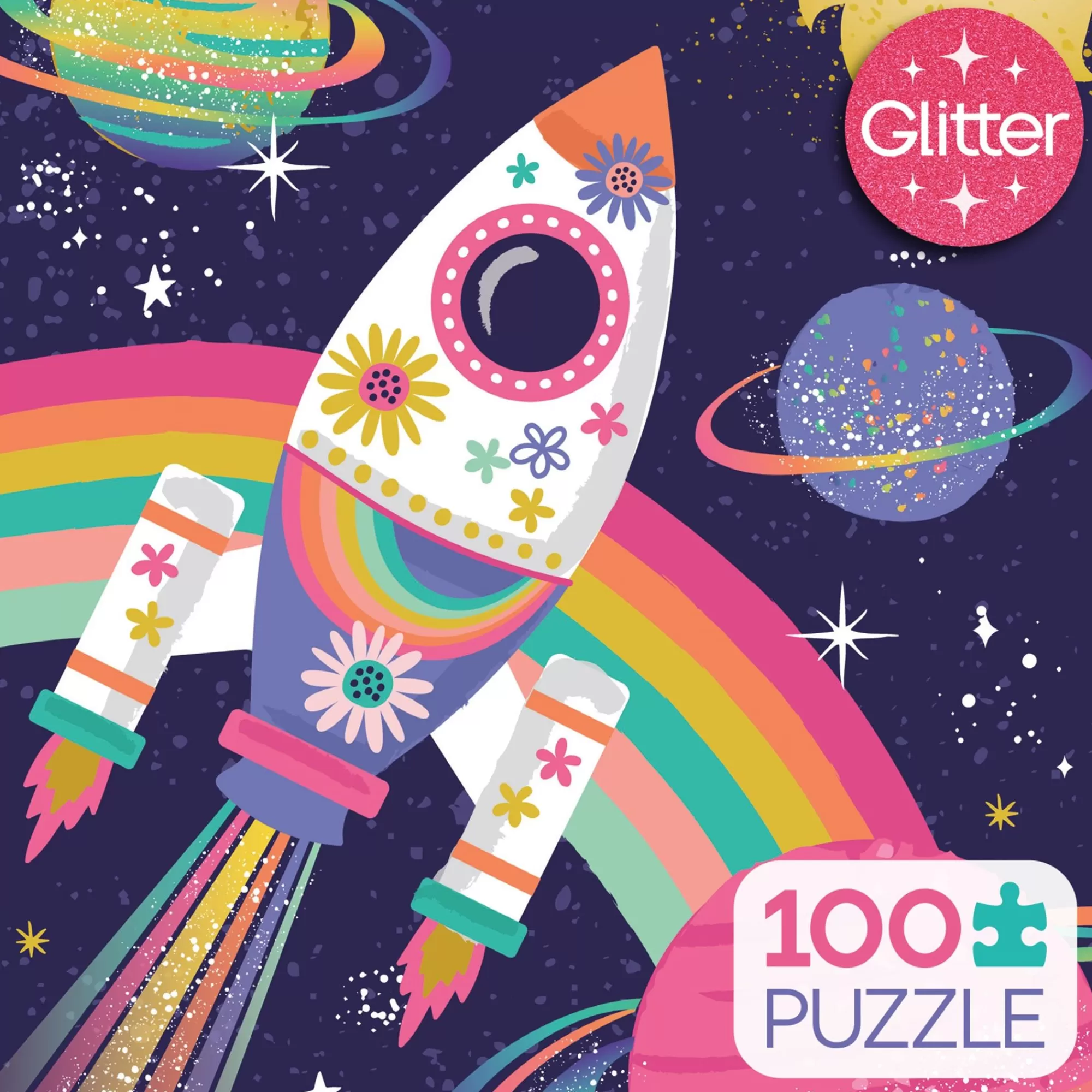 Ceaco Glitter - Space Dust - 100 Piece Puzzle* Kids Puzzles