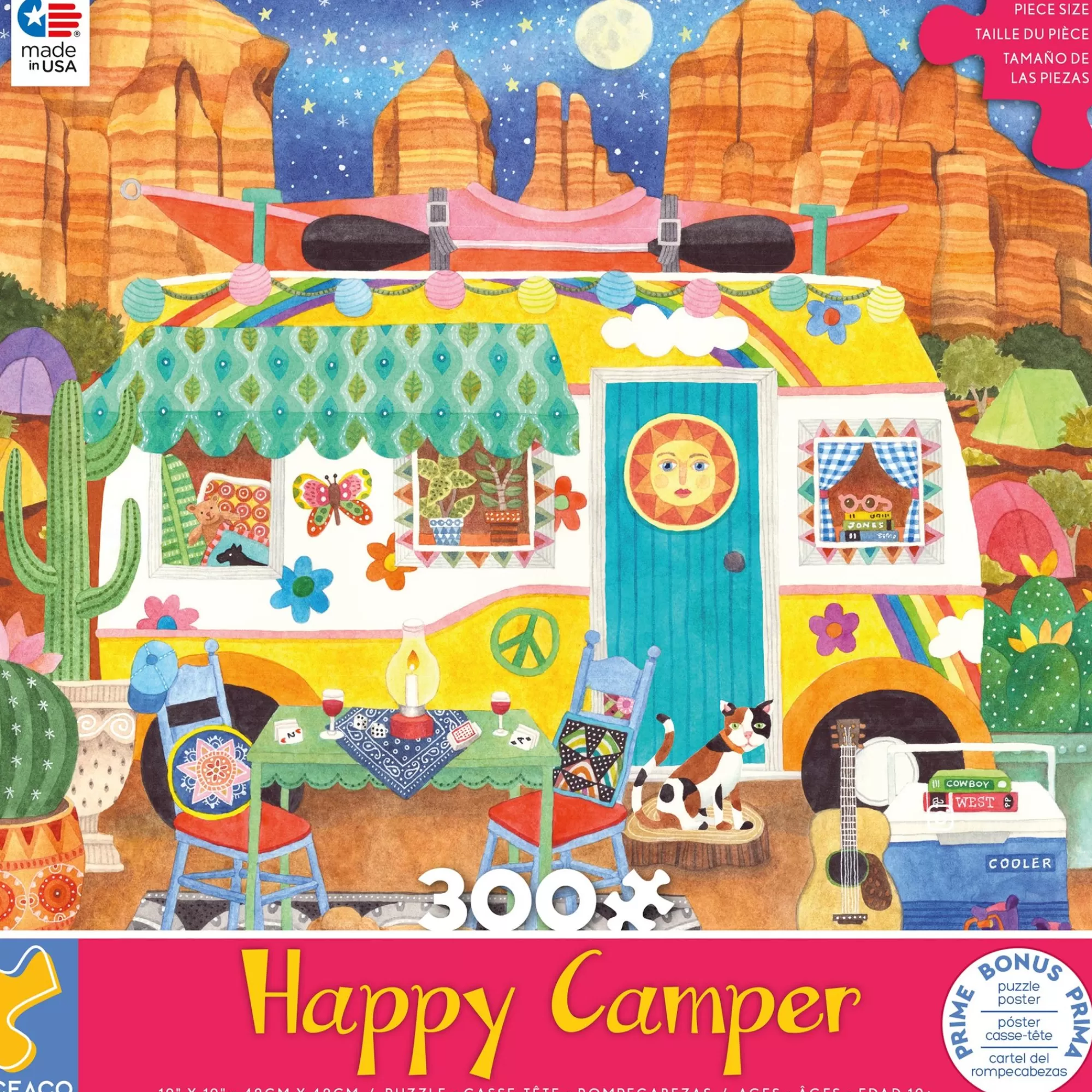 Ceaco Happy Camper - Canyon Camper - 300 Piece Puzzle* Made In Usa' Puzzles