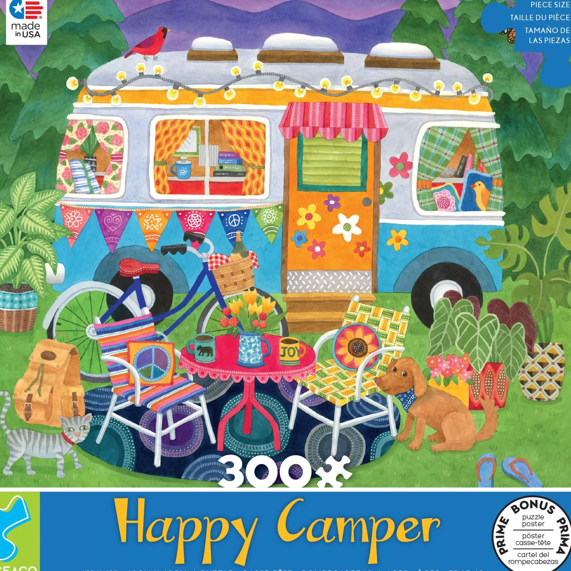 Ceaco Happy Camper - Mountain Camper - 300 Piece Puzzle* Made In Usa' Puzzles