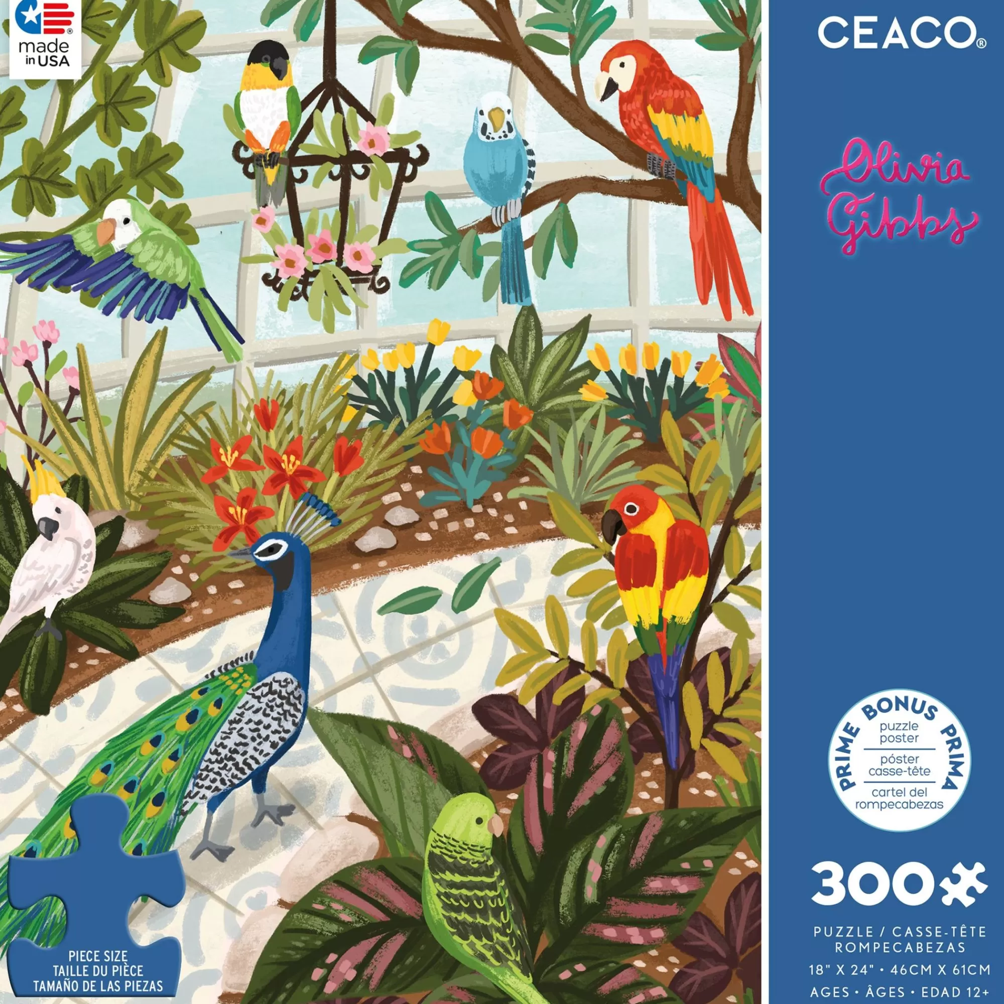 Ceaco Joyful Aviary - 300 Piece Puzzle* Landscapes