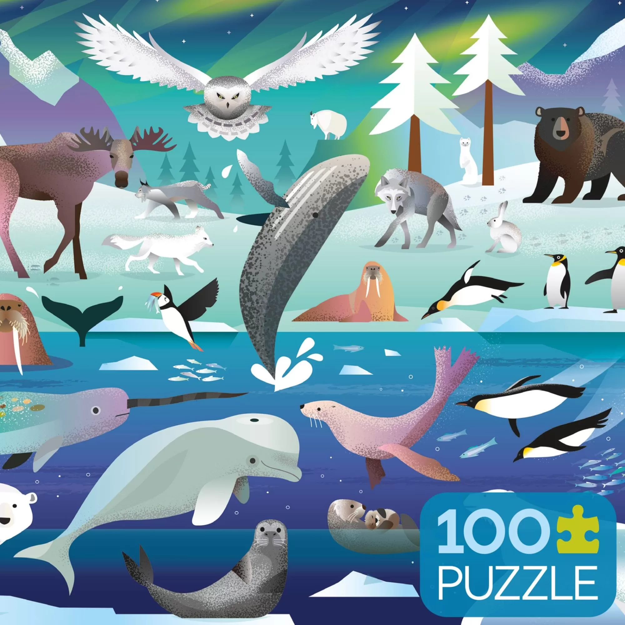 Ceaco Kids 100 Piece Puzzle - Artic Adventure - 100 Piece Puzzle* Kids Puzzles