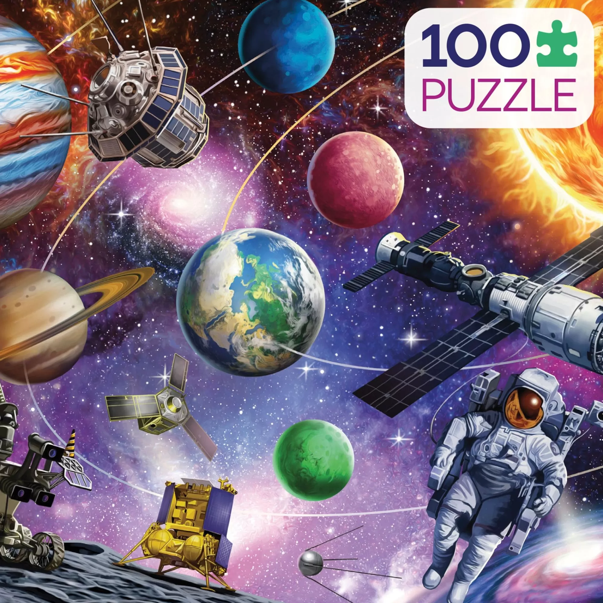 Ceaco Kids 100 Piece Puzzle - Cosmos - 100 Piece Puzzle* Kids Puzzles