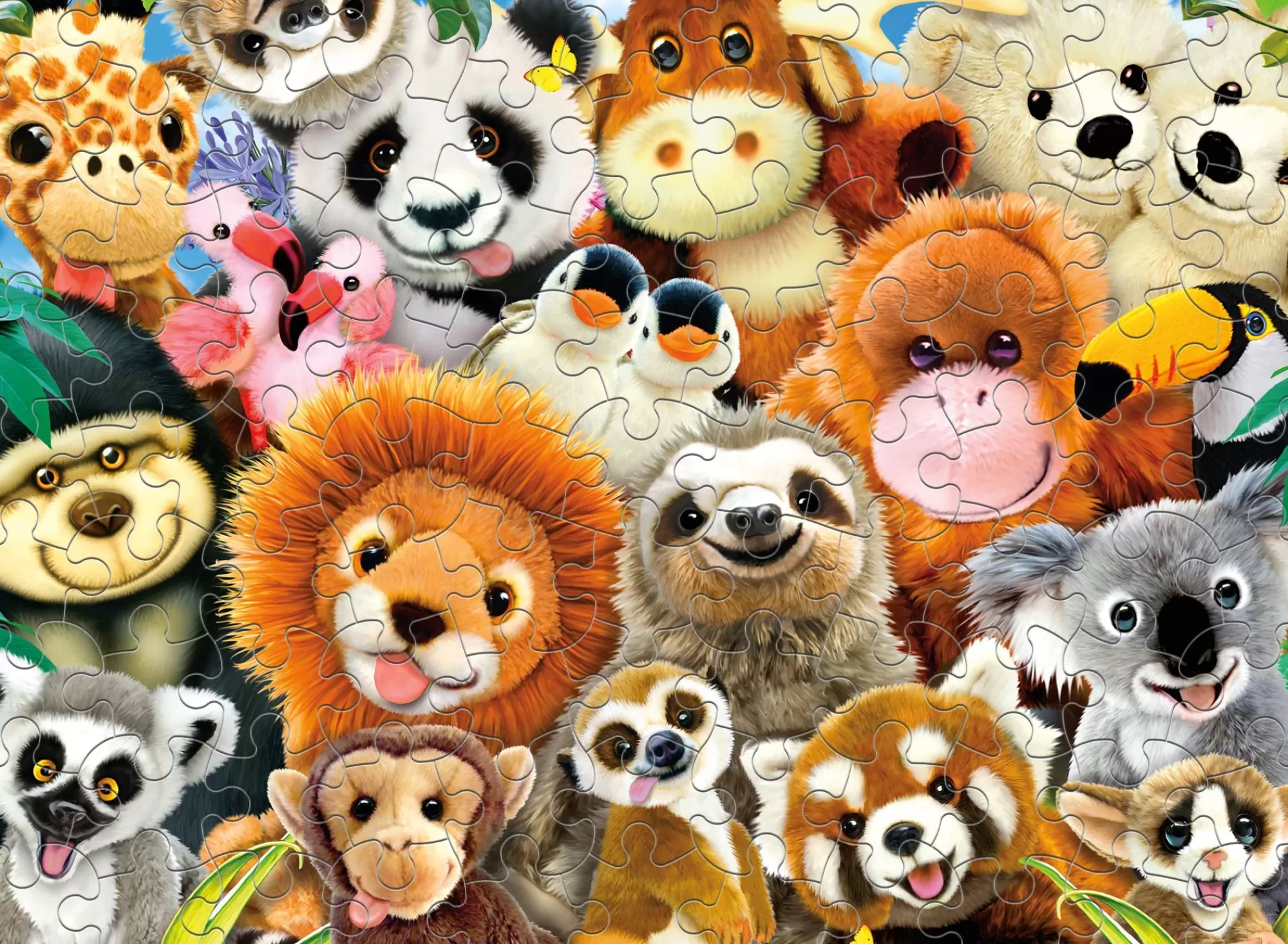 Ceaco Kids 100 Piece Puzzle - Plushie Parade - 100 Piece Puzzle* Animal Puzzles