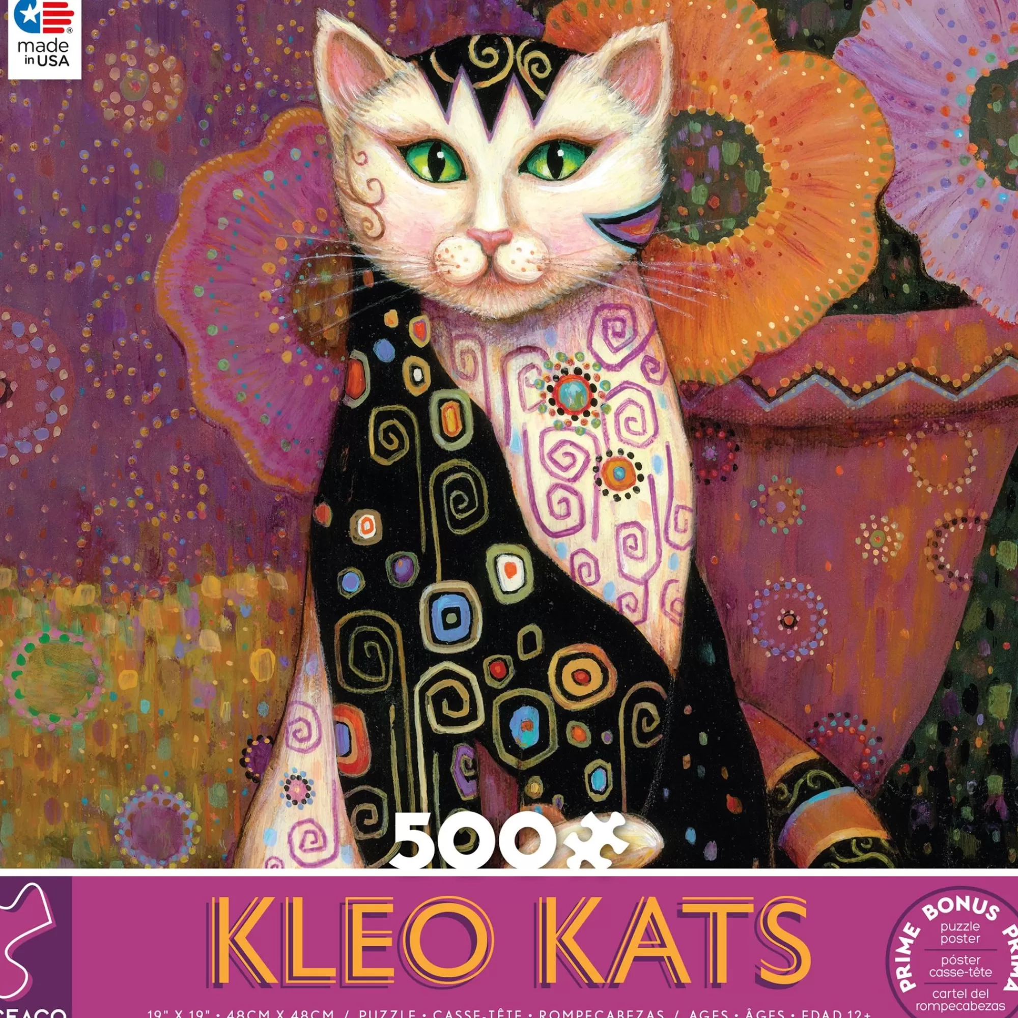 Ceaco Kleo Kats- Decko - 500 Piece Puzzle* Animal Puzzles