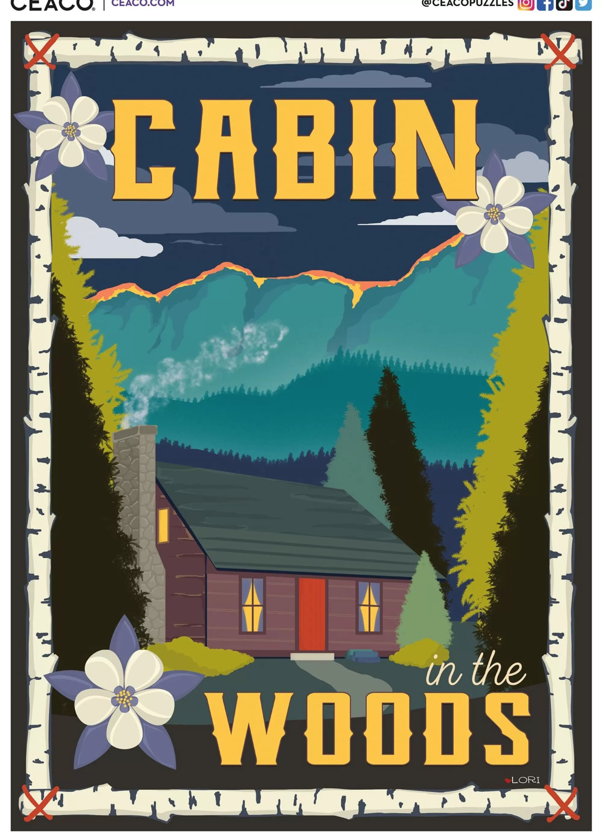 Ceaco Let'S Explore - Cabin In The Woods - 1000 Piece Puzzle* Made In Usa' Puzzles