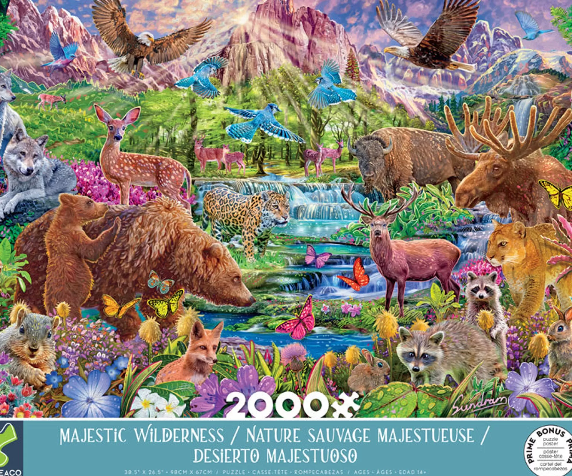 Ceaco Majestic Wilderness - 2000 Piece Puzzle* Animal Puzzles