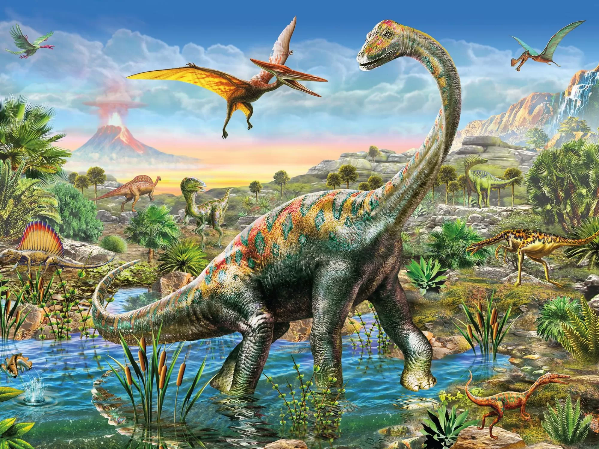 Ceaco Prehistoria - Brachiosaurus - 300 Piece Puzzle* Dinosaur Puzzles