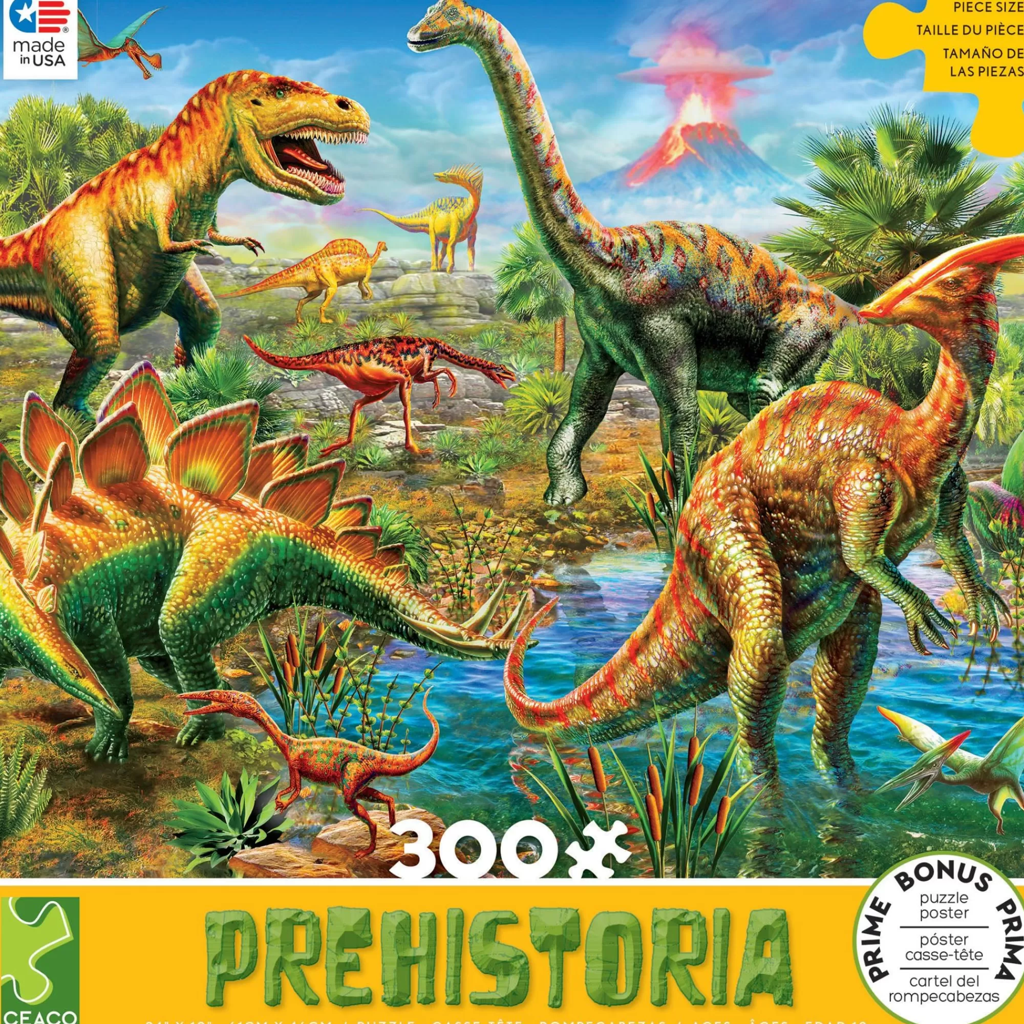 Ceaco Prehistoria - Dino Park - 300 Piece Puzzle* Dinosaur Puzzles