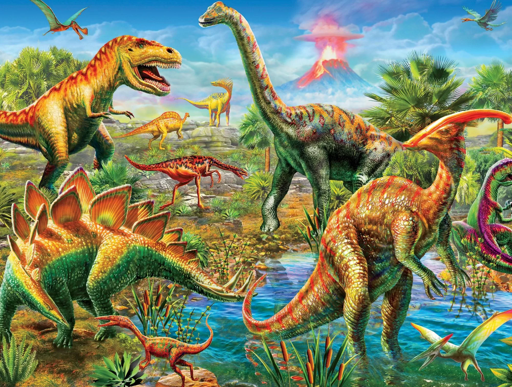 Ceaco Prehistoria - Dino Park - 300 Piece Puzzle* Dinosaur Puzzles