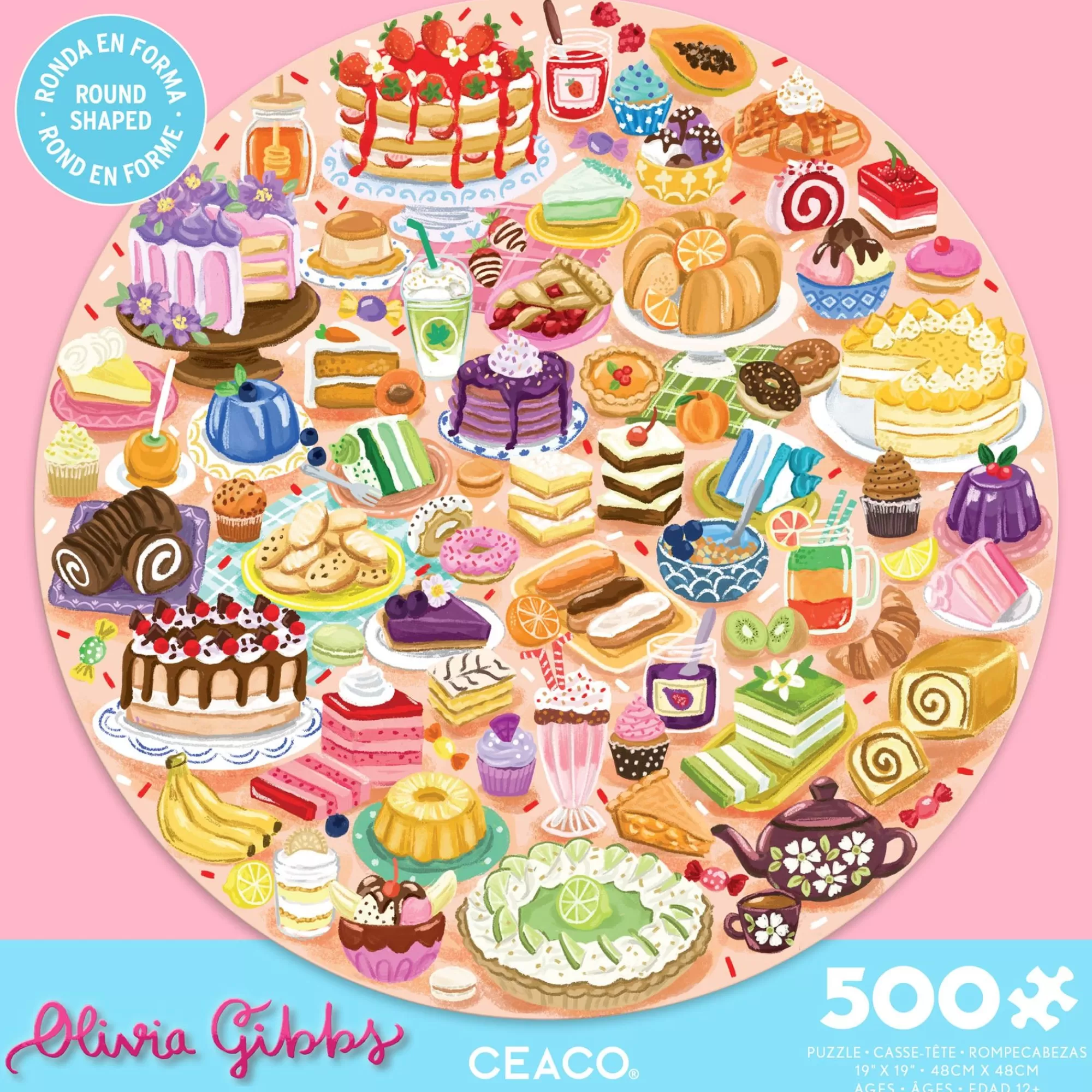 Ceaco Rainbow Sweets - 500 Piece Puzzle* Food Puzzles