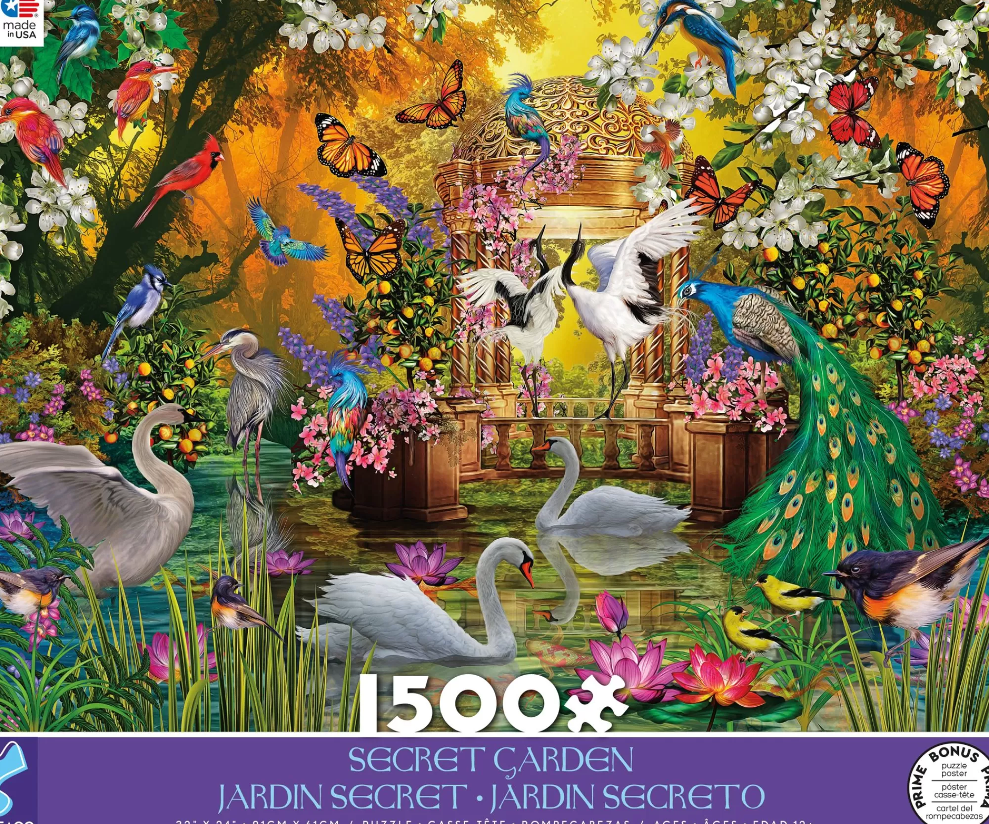 Ceaco Secret Garden - 1500 Piece Puzzle* Flowers Puzzles