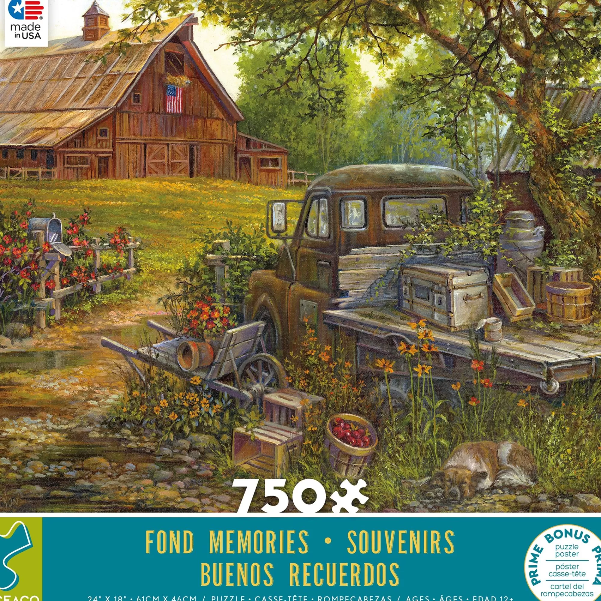 Ceaco Simple Life - Fond Memories - 750 Piece Puzzle* Made In Usa' Puzzles