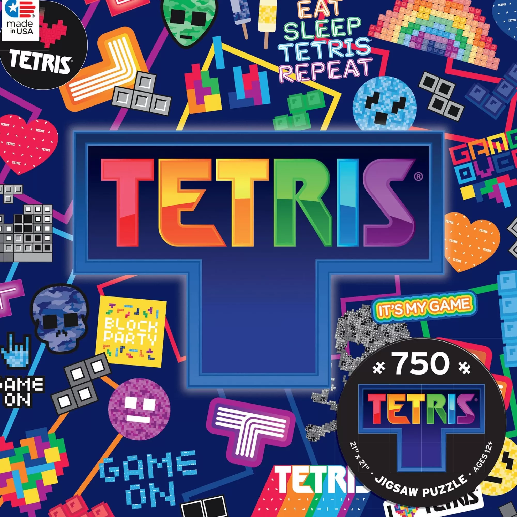 Ceaco Tetris - Sticker Collage - 750 Piece Puzzle* Collage Puzzles