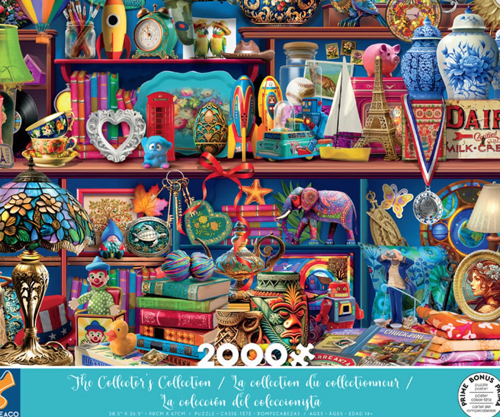 Ceaco The Collector'S Collection- 2000 Piece Puzzle* Made In Usa' Puzzles