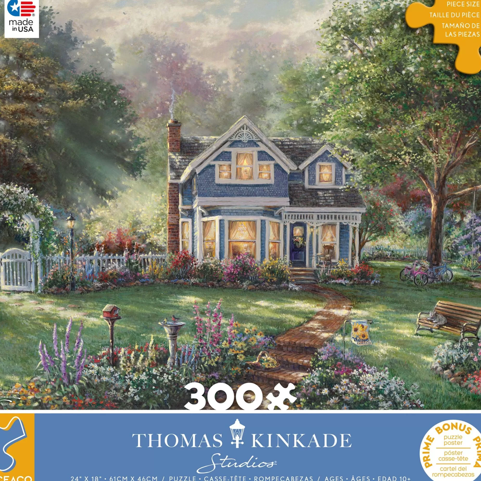 Ceaco Thomas Kinkade - Springtime Memories - 300 Piece Puzzle* Landscapes