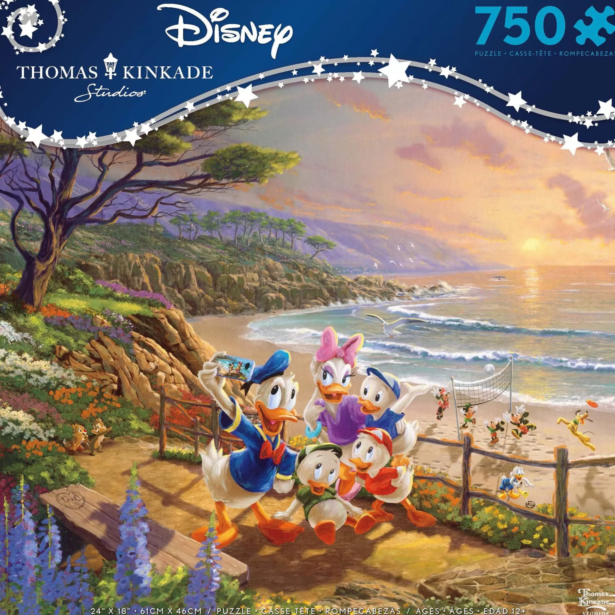 Ceaco Thomas Kinkade Disney - A Ducky Day - 750 Piece Puzzle* Disney Puzzles