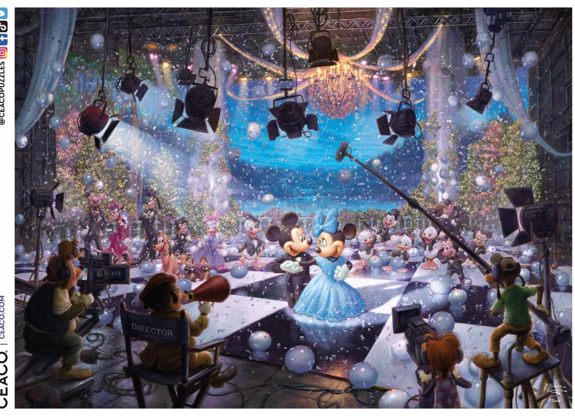 Ceaco Thomas Kinkade Disney - Disney 100Th Celebration - 1000 Piece Puzzle* Disney Puzzles