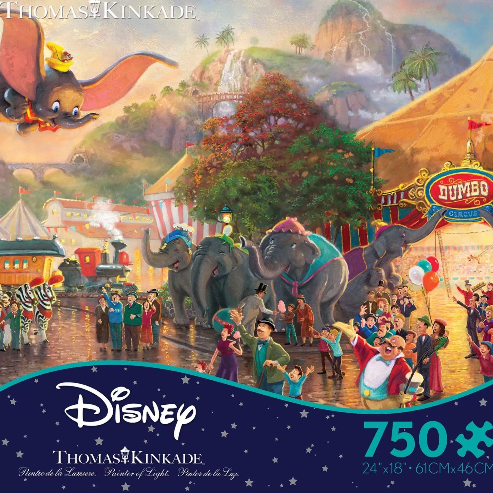 Ceaco Thomas Kinkade Disney - Dumbo - 750 Piece Puzzle* Disney Puzzles