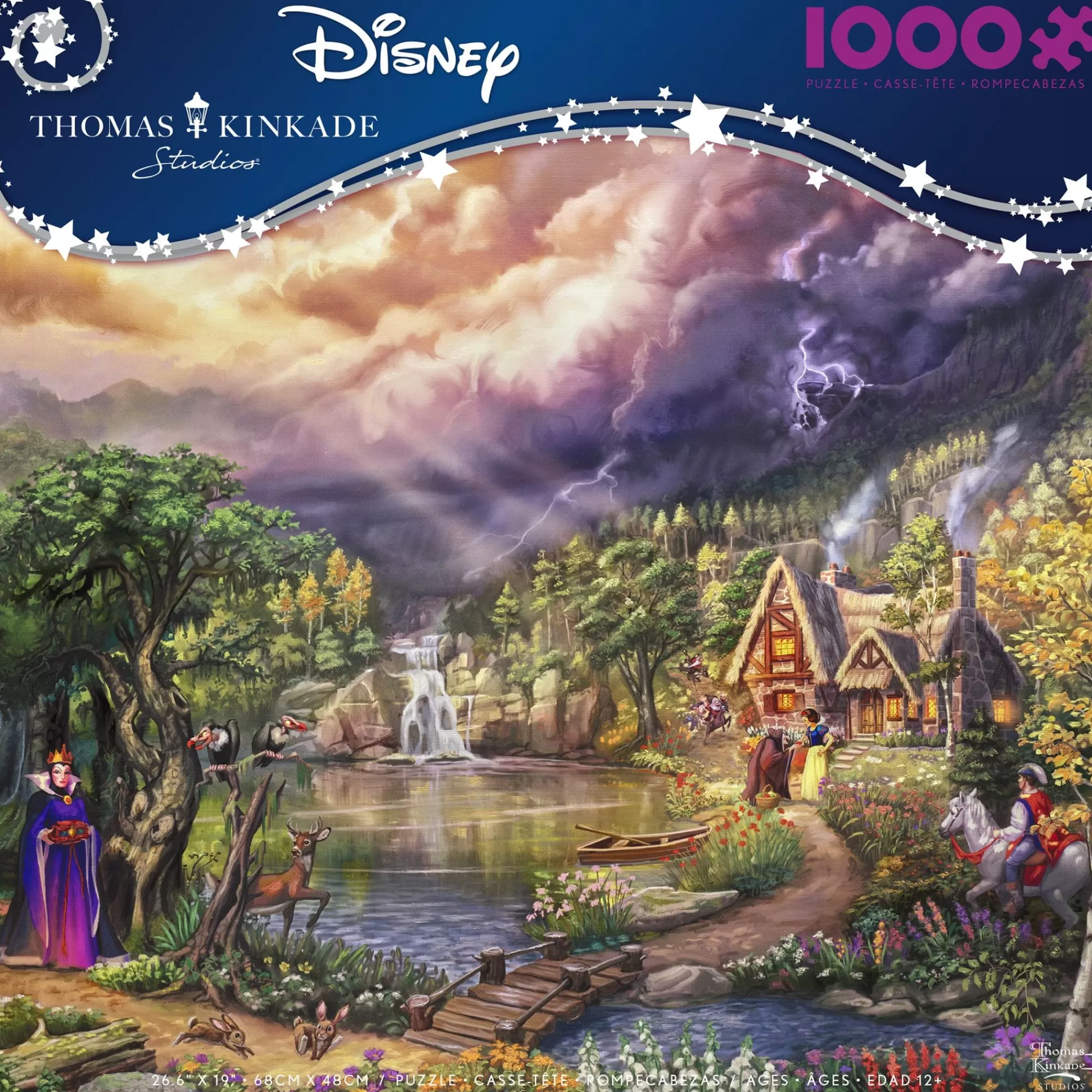 Ceaco Thomas Kinkade Disney - Evil Queen - 1000 Piece Puzzle* Disney Puzzles