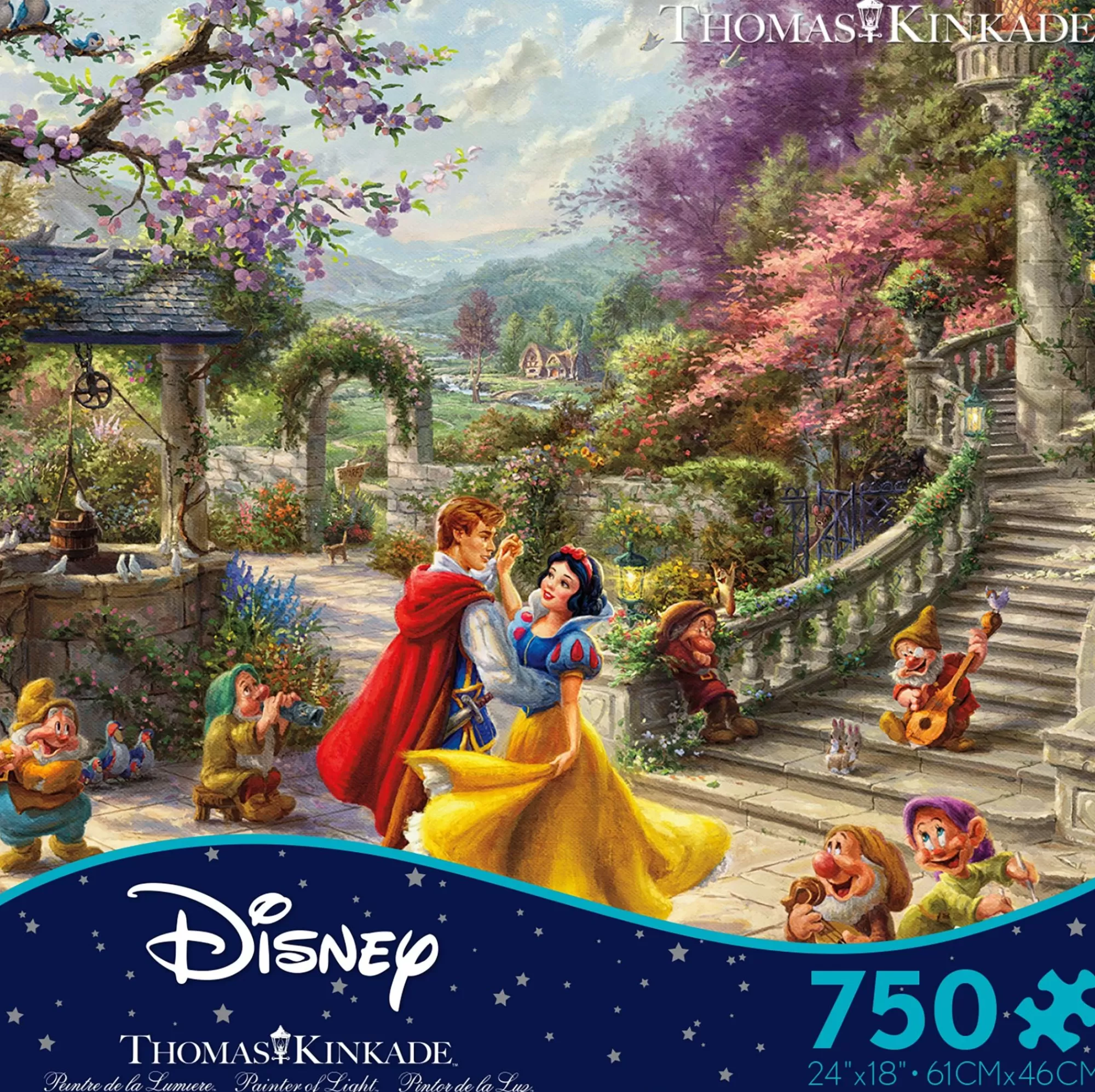 Ceaco Thomas Kinkade Disney - Snow White Sunlight - 750 Piece Puzzle* Disney Puzzles