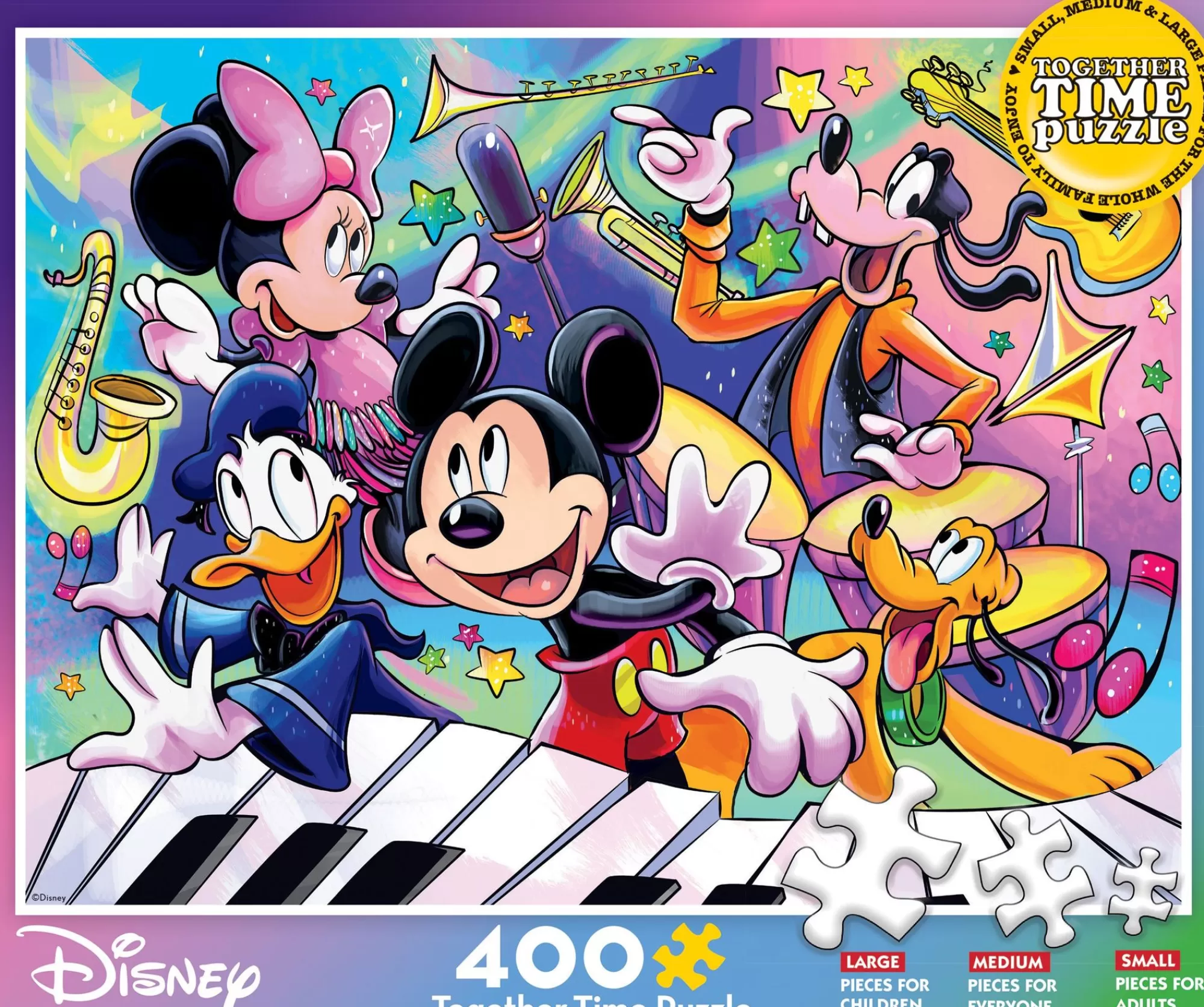 Ceaco Together Time - Disney Mickey Music - 400 Piece Puzzle* Disney Puzzles