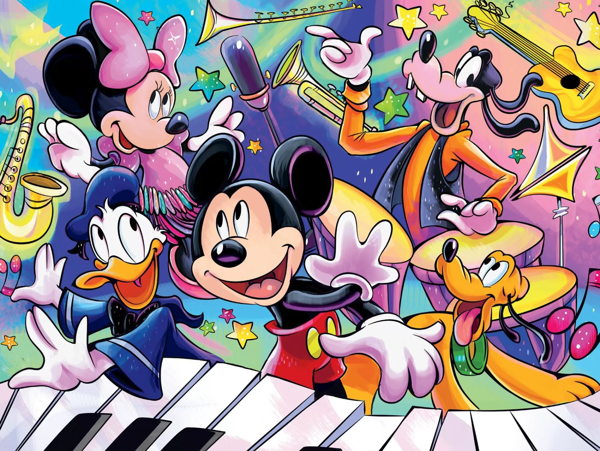 Ceaco Together Time - Disney Mickey Music - 400 Piece Puzzle* Disney Puzzles