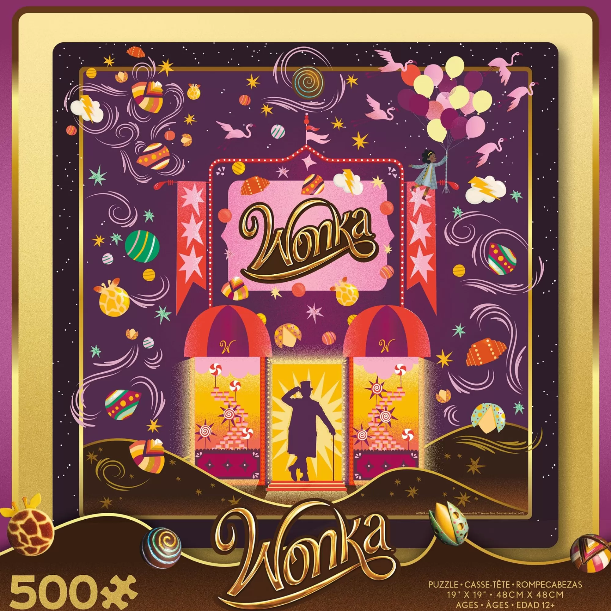 Ceaco Wonka, Chocolate Fantasy- 500 Piece Puzzle* Movie Puzzles